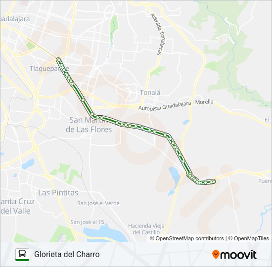 C58 - PAJARITOS Bus Line Map