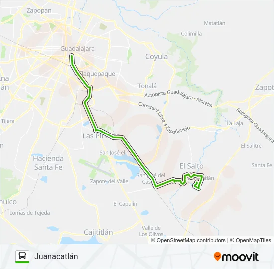 T13-B Bus Line Map
