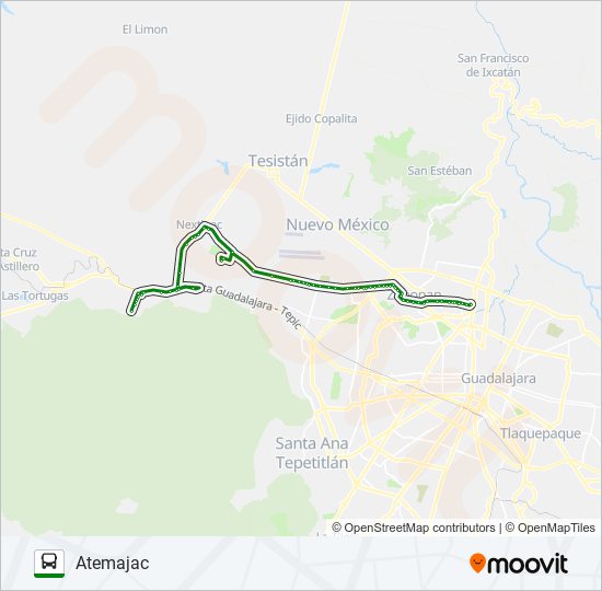 C72 bus Line Map