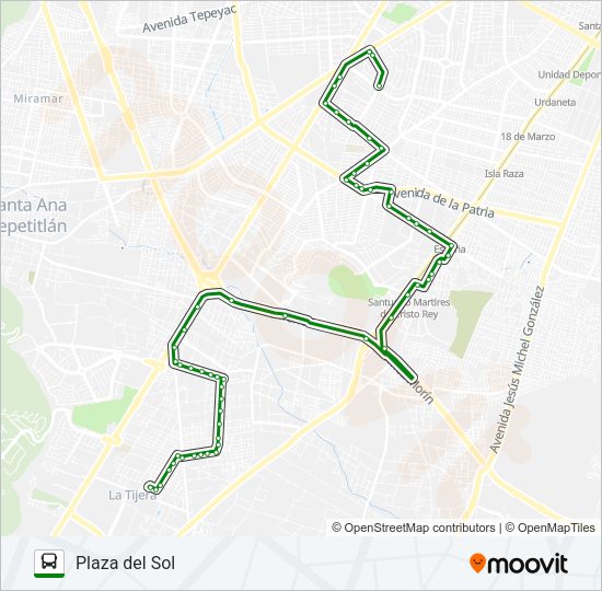 C78 - AGUA 🟦 Bus Line Map
