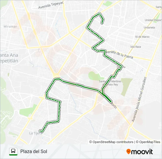 C78 - AGUA 🟦 Bus Line Map