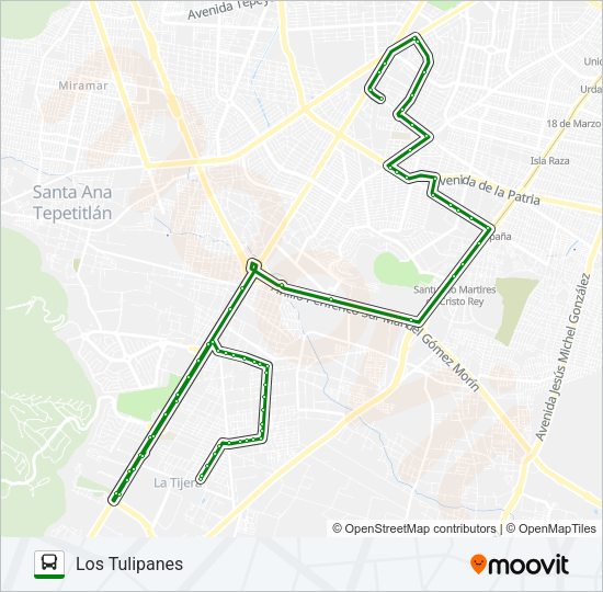C78 - AGUA 🟦 Bus Line Map