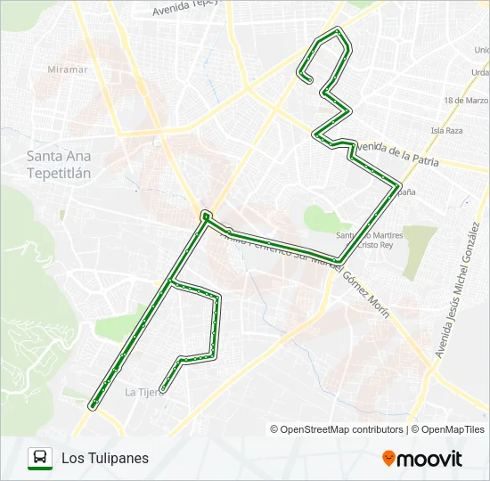 C78 - AGUA 🟦 Bus Line Map