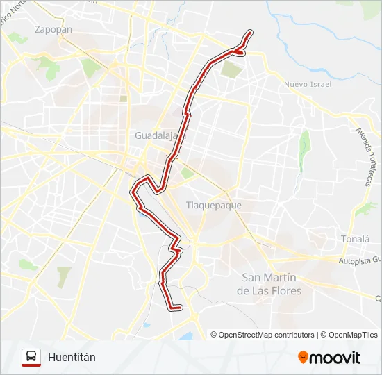 T03 (66) Bus Line Map