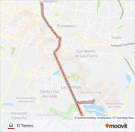 T13/C01 Bus Line Map