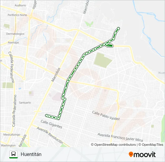 T03/C01 Bus Line Map