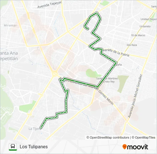 C78 - EL MANTE Bus Line Map