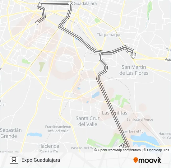 SHUTTLE Bus Line Map