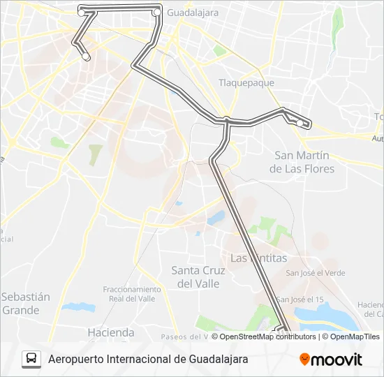 SHUTTLE Bus Line Map