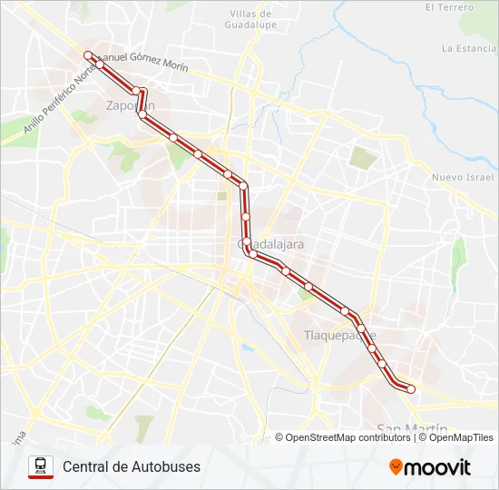 TL-3 Train Line Map