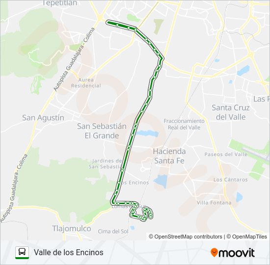 C100 - FORTUNA Bus Line Map