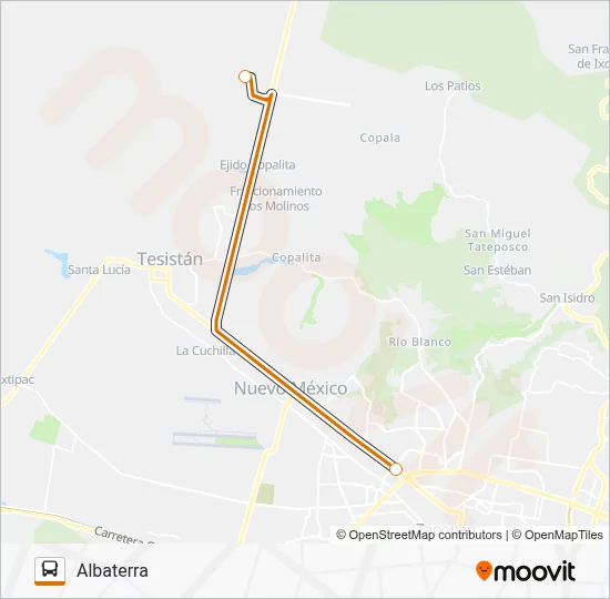 CAMIONCITO ZAPOPAN Bus Line Map