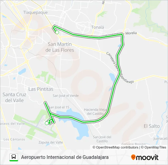 VIVABUS Bus Line Map