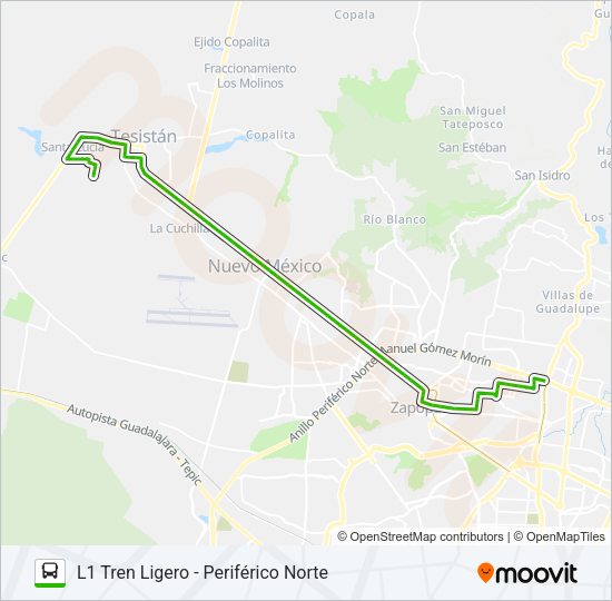 Mapa de T16-B/C02 de autobús