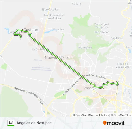 T16-B/C02 Bus Line Map