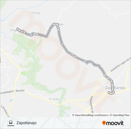 MATATLÁN Bus Line Map