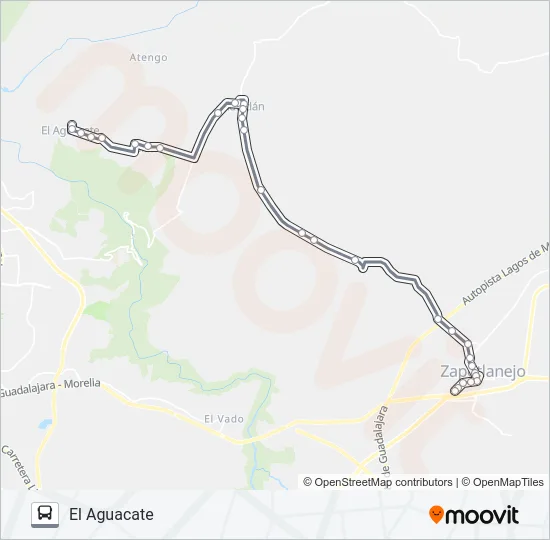 MATATLÁN Bus Line Map