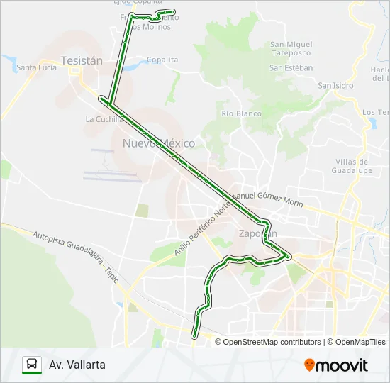 C136 Bus Line Map