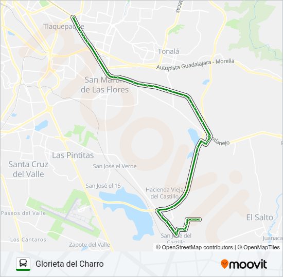 C58 - CIMA SERENA Bus Line Map