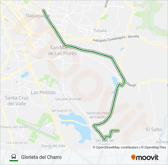 C58 - CIMA SERENA Bus Line Map