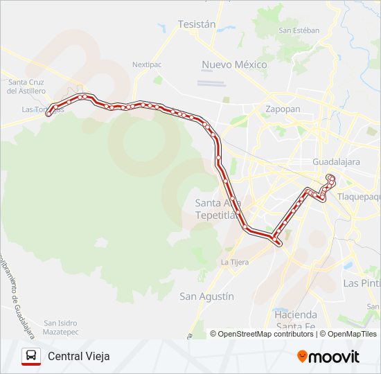 Mapa de TALA POR COLÓN de autobús