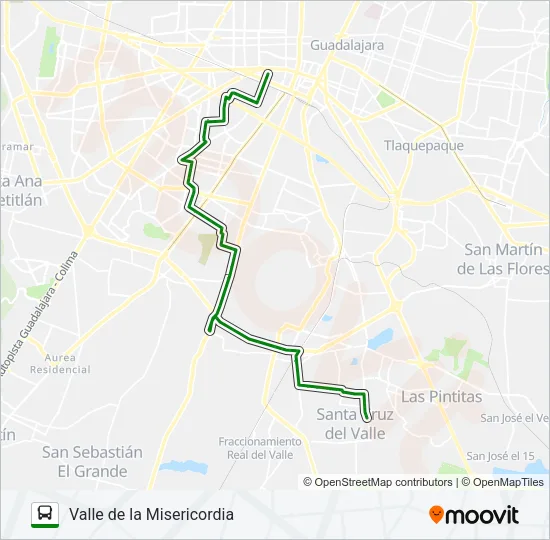 C115 Bus Line Map