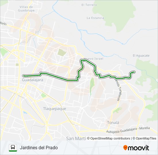 Mapa de C07 de autobús