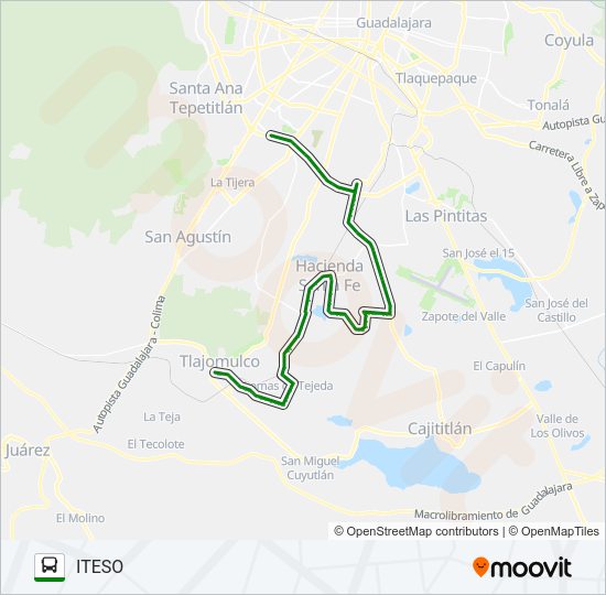 C103 bus Line Map