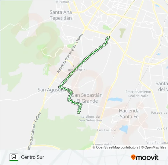 C10 - DOMUS Bus Line Map