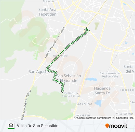 C10 - DOMUS bus Line Map