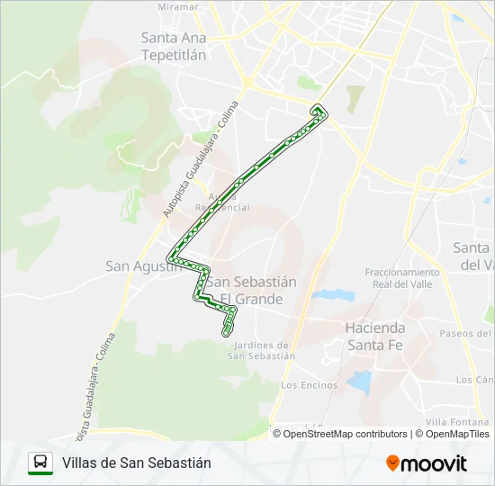 C10 - DOMUS Bus Line Map