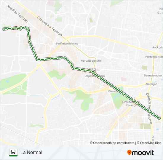 C85 - A bus Line Map