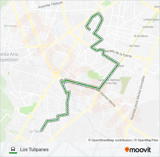 C78 - MANTE Bus Line Map