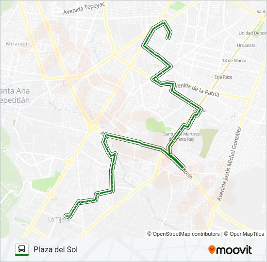 C78 - MANTE Bus Line Map