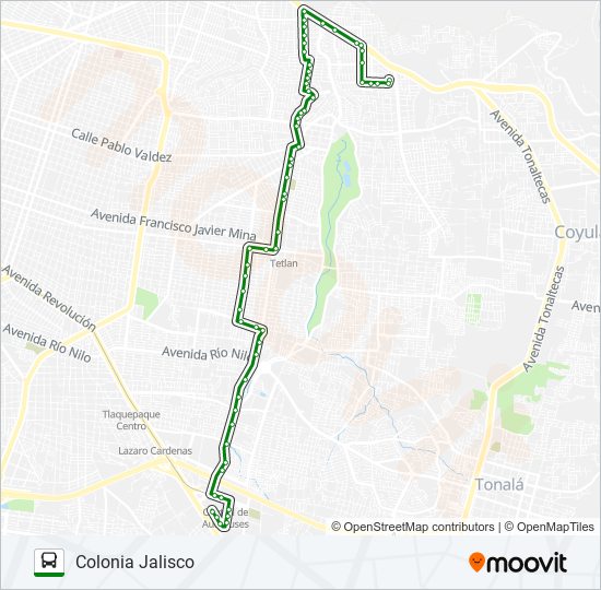C29 bus Line Map