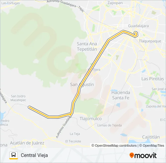 TALA Bus Line Map