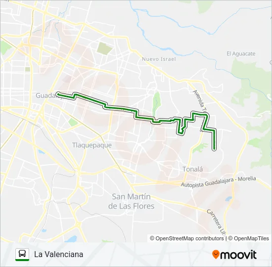 C36 Bus Line Map