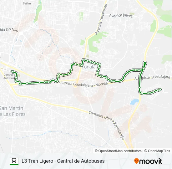 C35 - COLINAS Bus Line Map