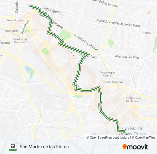 C52 - A Bus Line Map