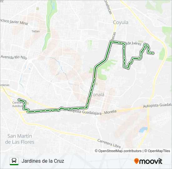 T11-B/C01 Bus Line Map