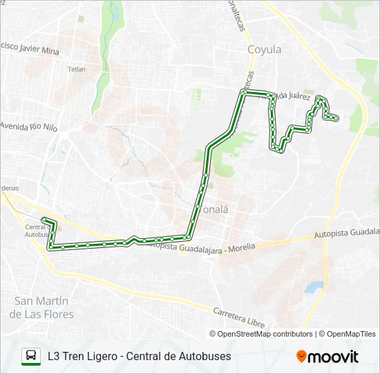 T11-B/C01 Bus Line Map
