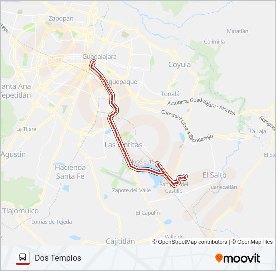 Mapa de T13-A/C02 - CIMA SERENA de autobús