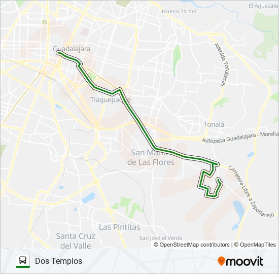 Mapa de C60 de autobús