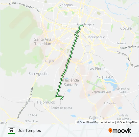 C111 Bus Line Map