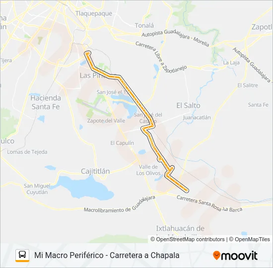 180 Bus Line Map