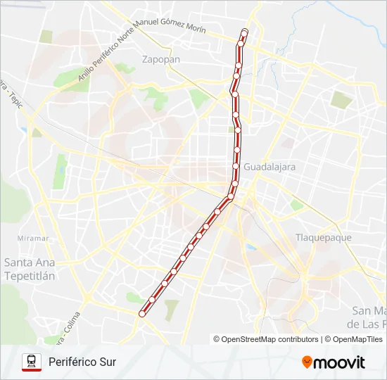 TL-1 Train Line Map