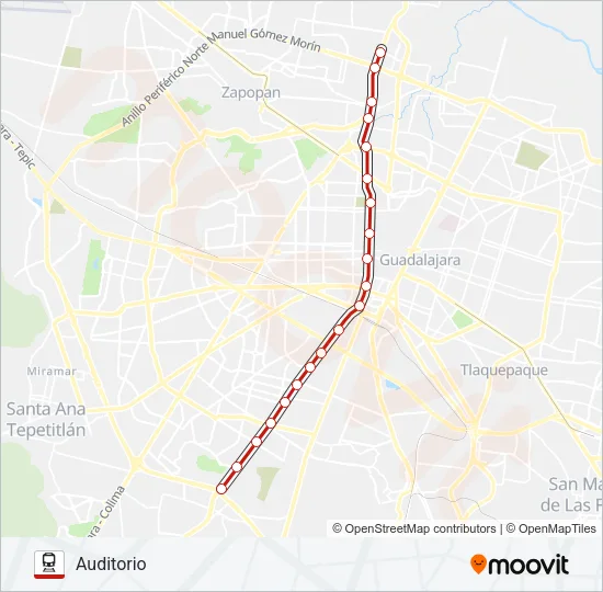 TL-1 Train Line Map