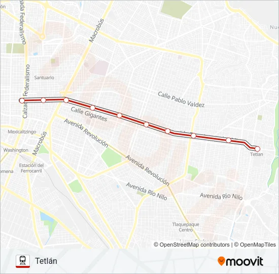 TL-2 Train Line Map