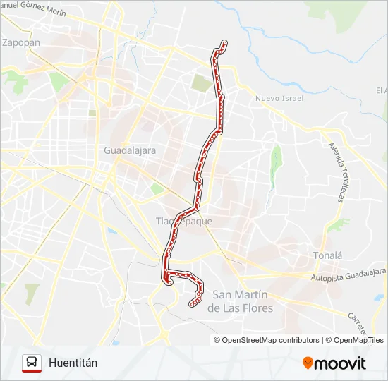 T02 Bus Line Map