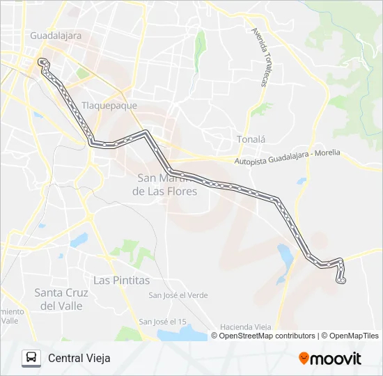 PENAL Bus Line Map